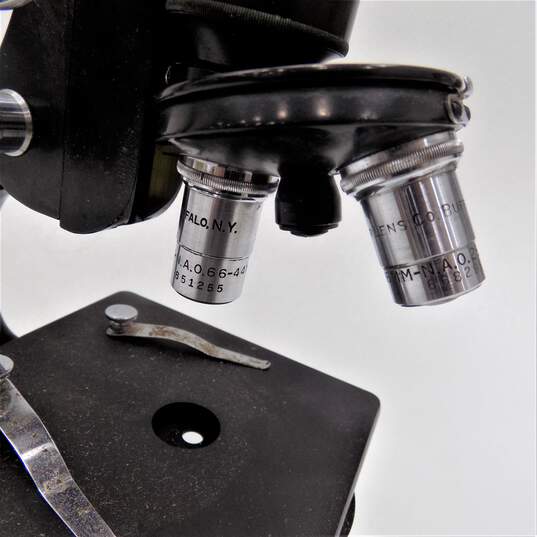 Vintage Spencer Buffalo Cast Metal Scientific Microscope image number 7