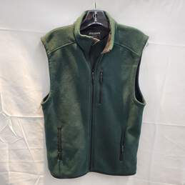 Filson Green Ridgeway Fleece Vest Size S