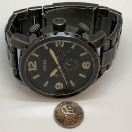 Designer Fossil JR-1388 Black Stainless Steel Round Dial Analog Wristwatch alternative image