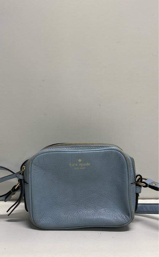 Kate Spade Blue Leather Small Crossbody Bag image number 1