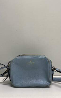 Kate Spade Blue Leather Small Crossbody Bag