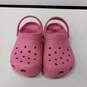 Crocs Pink Clogs Girl's Size J2 image number 1