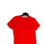Mens Red Dri-Fit Short Sleeve Crew Neck Pullover T-Shirt Size Large image number 4