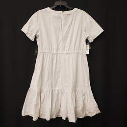 New York & Company Women White Dress L NWT alternative image