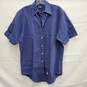 Polo Ralph Lauren MN's 100% Cotton Blue Short Sleeve Shirt Size MM image number 1