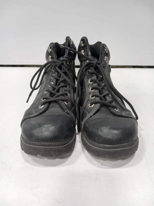 Harley Davidson Women's Black Boots Size 8.5 image number 2