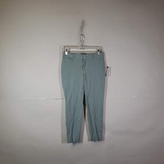 Womens Sloan Fit Flat Front Pockets Skinny Leg Dress Pants Size 4 image number 1