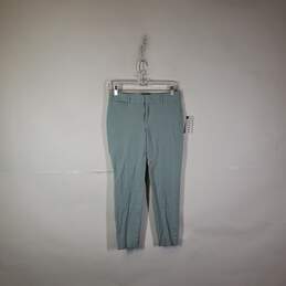 Womens Sloan Fit Flat Front Pockets Skinny Leg Dress Pants Size 4