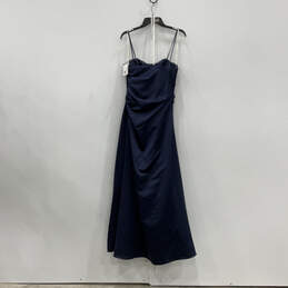 NWT Womens Blue Sleeveless Spaghetti Strap Pullover Maxi Dress Size 10 alternative image