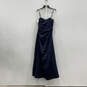 NWT Womens Blue Sleeveless Spaghetti Strap Pullover Maxi Dress Size 10 image number 2