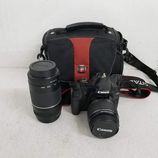 UNTESTED Canon EOS Rebel XS Digital Camera Bundle with Lens & Case image number 1