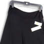 NWT Womens Black Elastic Waist Hi-Low Hem Pull-On Stretch Maxi Skirt Size SP image number 3