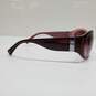 AUTHENTICATED COACH 'SUZIE' S446 BURGUNDY BUTTERFLY SUNGLASSES W/ CASE image number 7