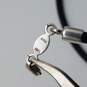 14k Gold White Gold Rubber Necklace 6.1g image number 8