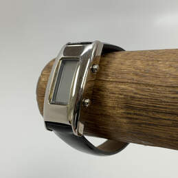 Designer Fossil JR7743 Silver-Tone Stainless Steel Digital Wristwatch