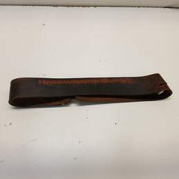 Hunter 152-MED Men's Brown Leather Gun Belt alternative image