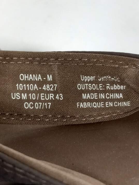 OluKai Brown Slip-On Sandles Size 10 image number 6