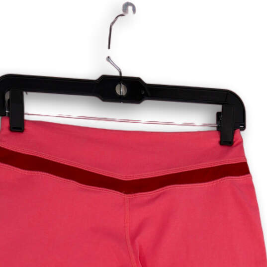 Womens Pink Dri-Fit Elastic Waist Pull-On Capri Leggings Size Medium image number 4