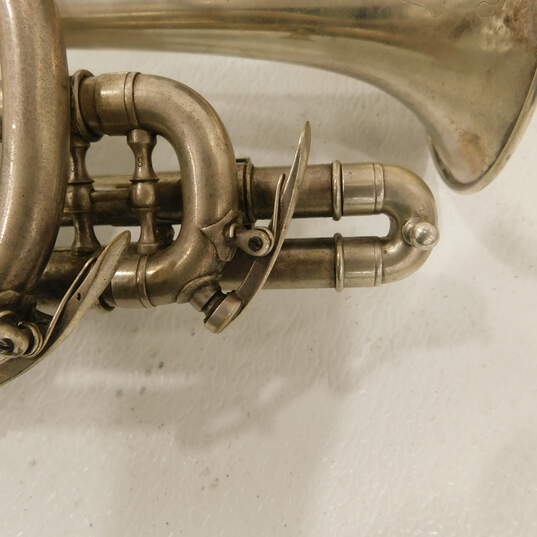 VNTG Dyer's Brand Professional Model B Flat Cornet w/ Case and Accessories (Parts and Repair) image number 8