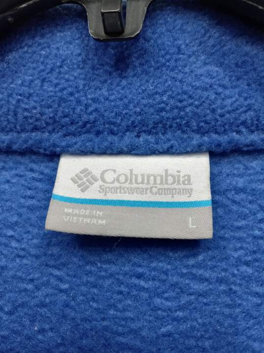 Columbia Women's Blue Fleece Jacket Size L image number 3
