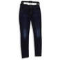 Womens Blue Denim Medium Wash 5-Pocket Design Skinny Leg Jeans Size 4/27R image number 1