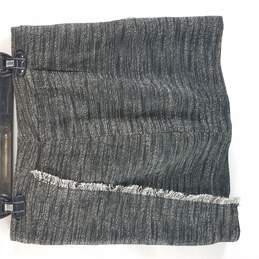 Loft Women Grey Side Zip Skirt 8 NWT
