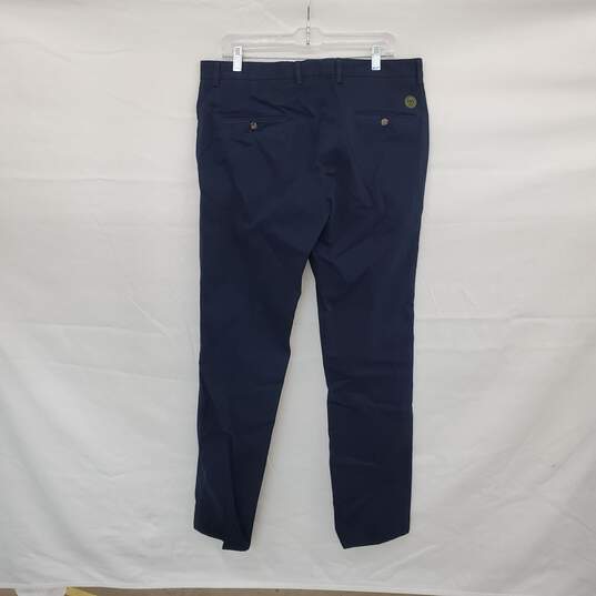 Aither Dark Blue Cotton Dress Pant MN Size 52 NWT image number 1