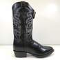 Dan Post 2110 R Black Leather Cowboy Western Boots Men's Size 9 EW image number 1