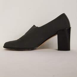 Donald J. Pliner 7M Shoes Ida Black Stretch Fabric Classic Pumps Block Heel alternative image
