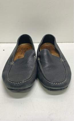 Wallin & Bros. Black Leather Driving Loafers Shoes Men's Size 9 M alternative image