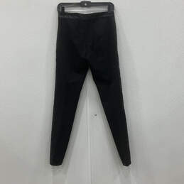 Womens Black Runway Style Full Zip 2 Piece Moto Suit Pants Set Size 2 alternative image
