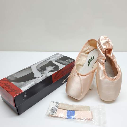 Capezio Glisse Pro ES Ballet Dance Pointe Shoes Size 8W #117 w// BOX image number 1