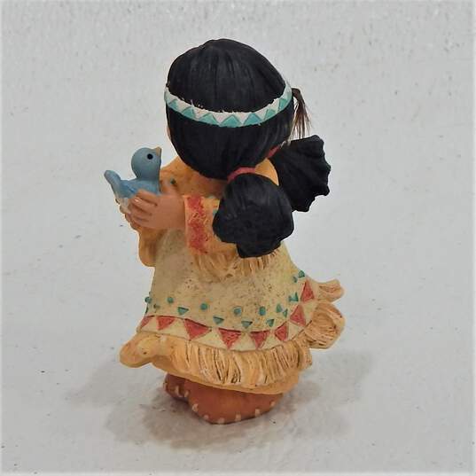 VTG Enesco Friends of the Feather Figurines Little Fish Tale Little Bird Told Me Little Big For Britches image number 8