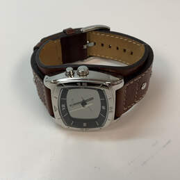 Designer Fossil Silver-Tone Square Dial Adjustable Strap Analog Wristwatch alternative image