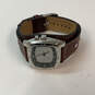 Designer Fossil Silver-Tone Square Dial Adjustable Strap Analog Wristwatch image number 2