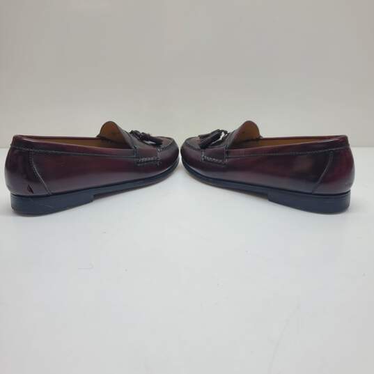 Cole Haan Burgundy Leather Tassel Loafers Men's Size 9.5 D image number 4