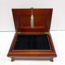 Bombay Company Wooden Musical Jewelry Box