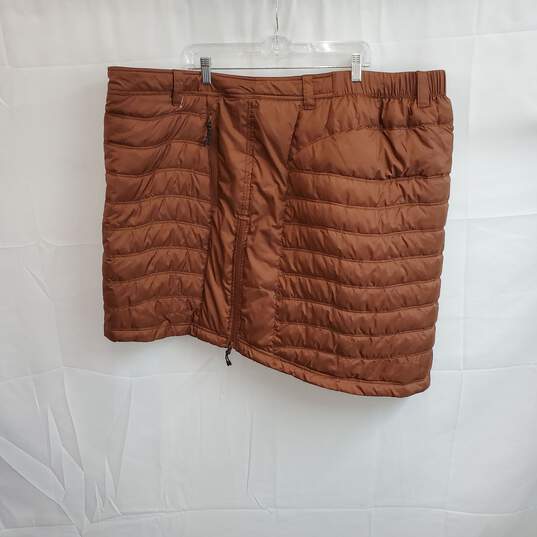 Pulse Rust Puffer Skirt WM Size 4 XL NWT image number 2