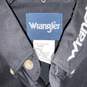Wrangler Mens Black Long Sleeve Flap Pocket Button-Up Shirt Size Medium image number 3