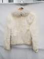 Women White Wilsons Fur coats used Size-L image number 3