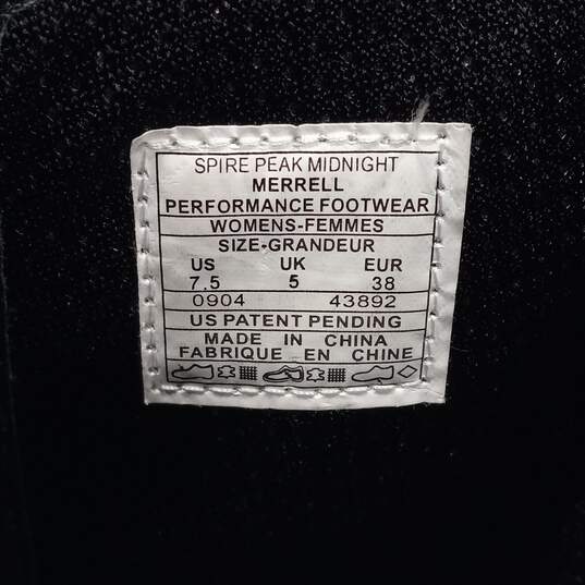 Merrell Spire Peak Women's Midnight Boots Size 7.5 image number 6