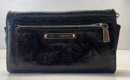 Rebecca Minkoff Leather Chain Clutch Wallet Black