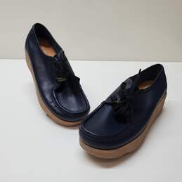 Famolare Vintage Wedge Platform 1970’s Lace Up Loafers Sz 35