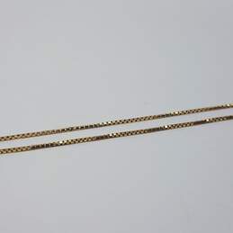 14k Gold Musical Note Pendant Necklace 1.9g alternative image