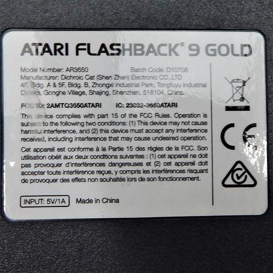 Atari Flashback 9 Gold AR3650 HDMI Console image number 8