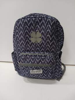 Lucky Brand Women's Blue Purple/White Patterned Backpack