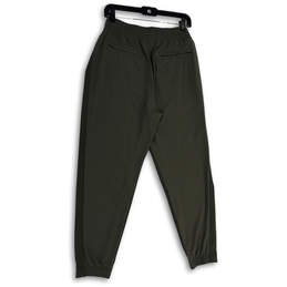 NWT Womens Green Flat Front Zip Pocket Tapered Leg Jogger Pants Size 14 alternative image