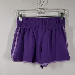 Womens Regular Fit Drawstring Waist Slash Pockets Athletic Shorts Size Small alternative image