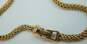 Vintage 14k Yellow Gold Etched Shield Opal Tassel Lariat Necklace 33.5g image number 5