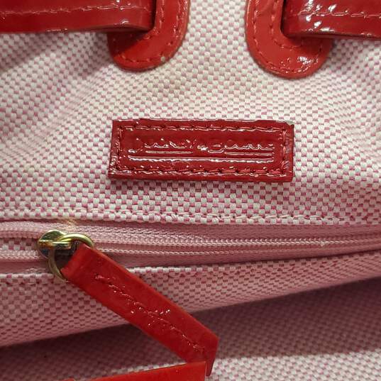 Dooney & Bourke Chiara Red Patent Leather Drawstring Handbag image number 9